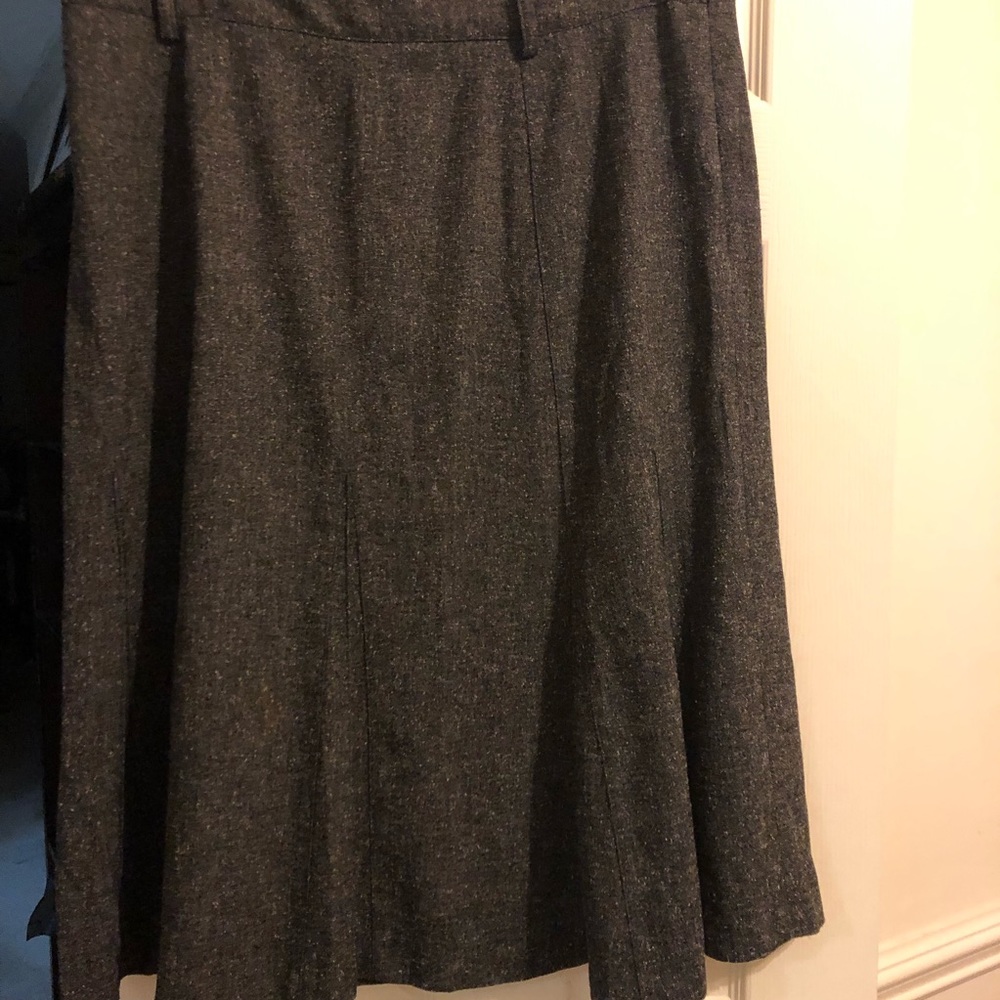 Pleaded Flare Skirt